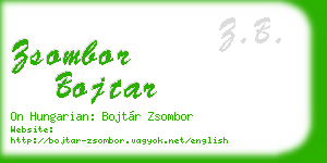 zsombor bojtar business card
