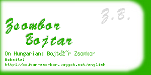 zsombor bojtar business card